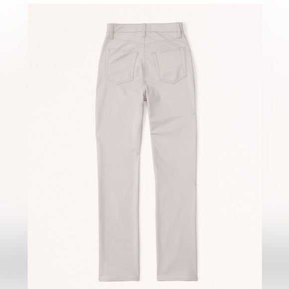 NWT | Abercrombie | Mixed Fabric Ultra High Rise 90s Slim Straight Jean | 33 - Picture 9 of 10